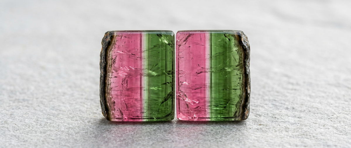 Bi-Colour Tourmaline: When One Crystal Grows Two Colours
