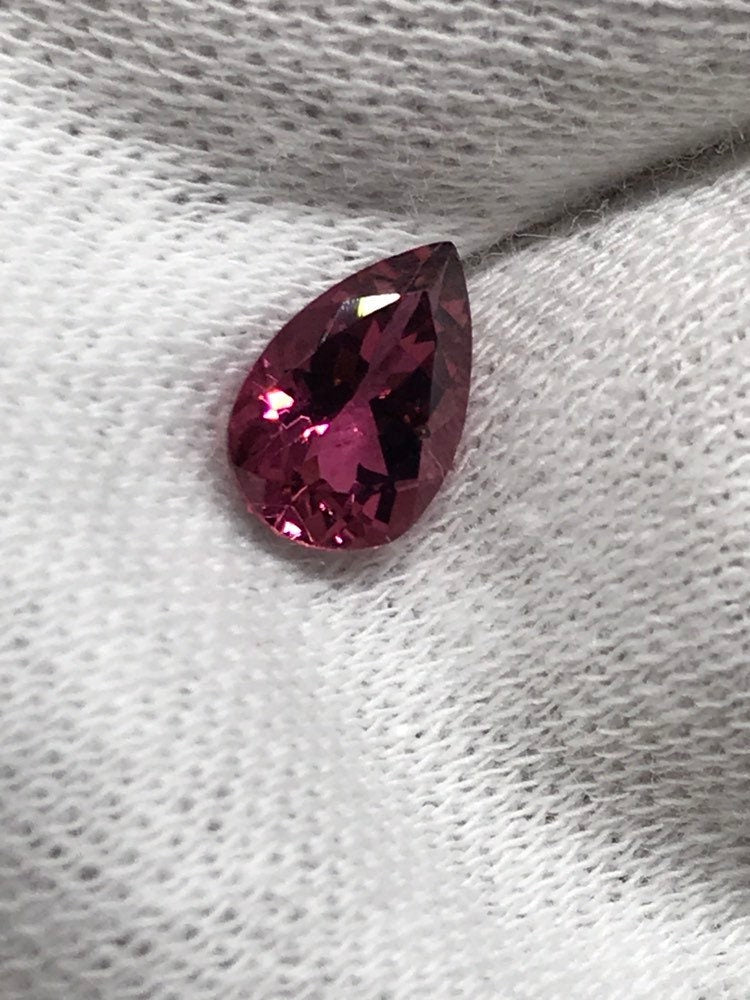 Pear shaped pink Tourmaline