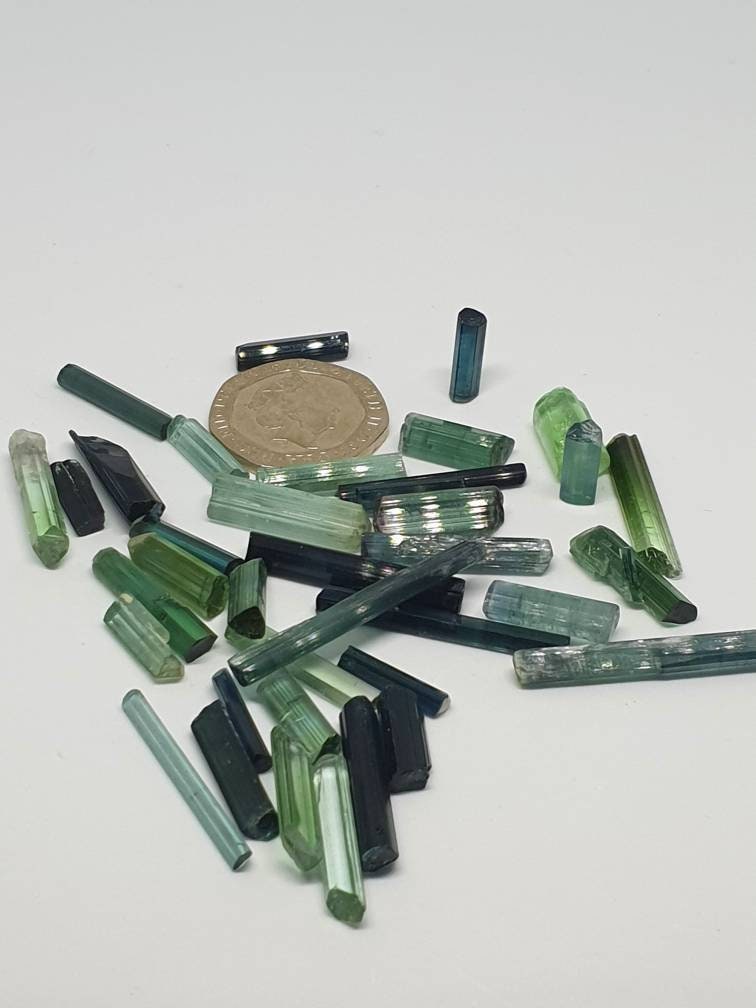 96 Carats Mix Tourmaline Crystals