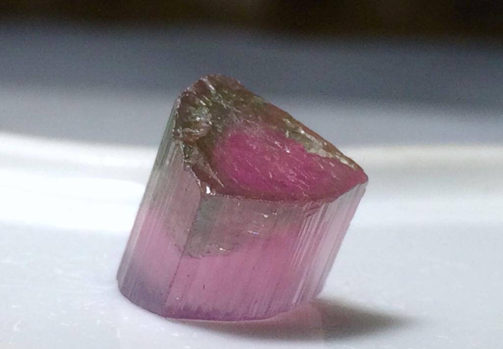 Bi Colour Tourmaline Crystal