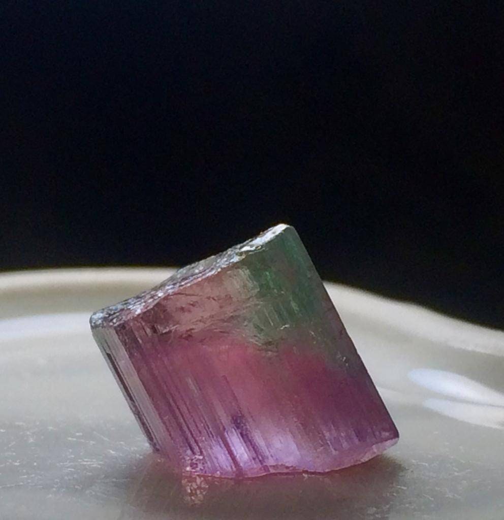 Bi Colour Tourmaline Crystal