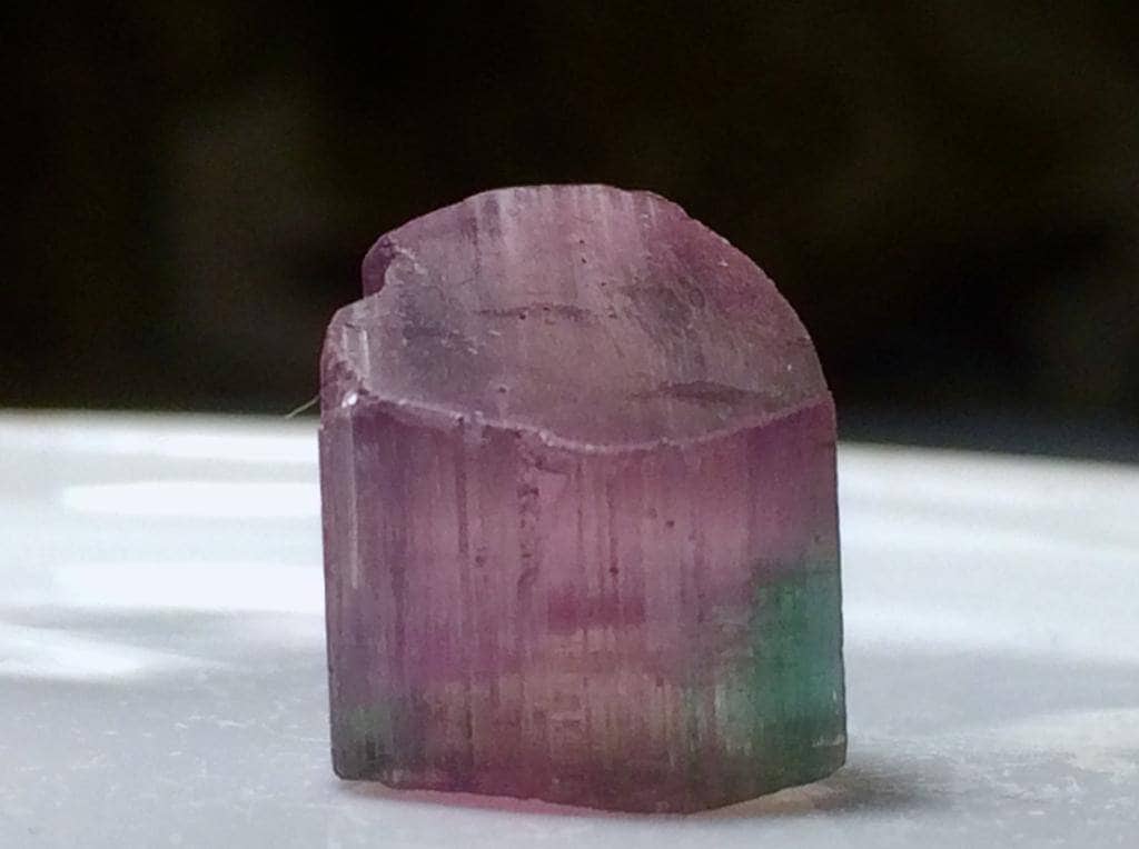 Bi Colour Tourmaline Crystal