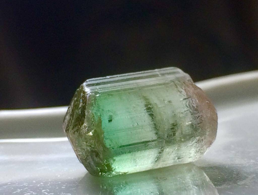 Bi Colour Tourmaline Crystal from Afghanistan
