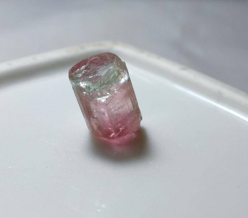 Blue Cap Tourmaline Crystal