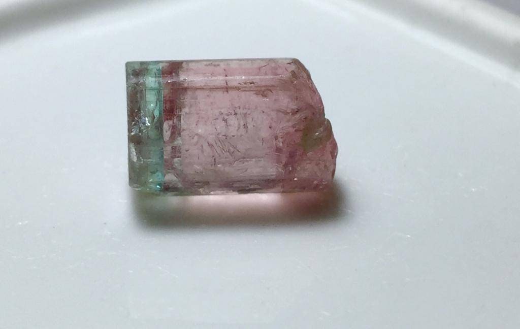 Blue Cap Tourmaline Crystal