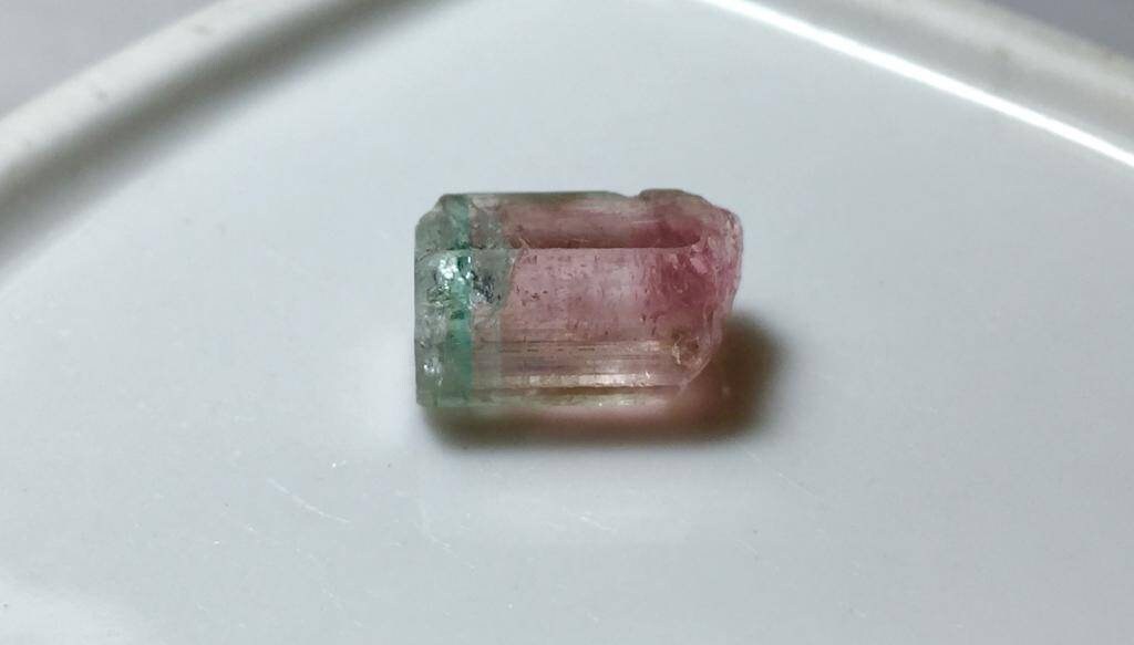 Blue Cap Tourmaline Crystal