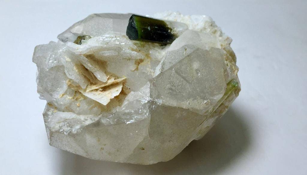 Natural Tourmaline Specimen: Satk Nala Gilgit, 40 Grams