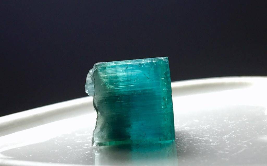 Sea Blue Tourmaline Crystal