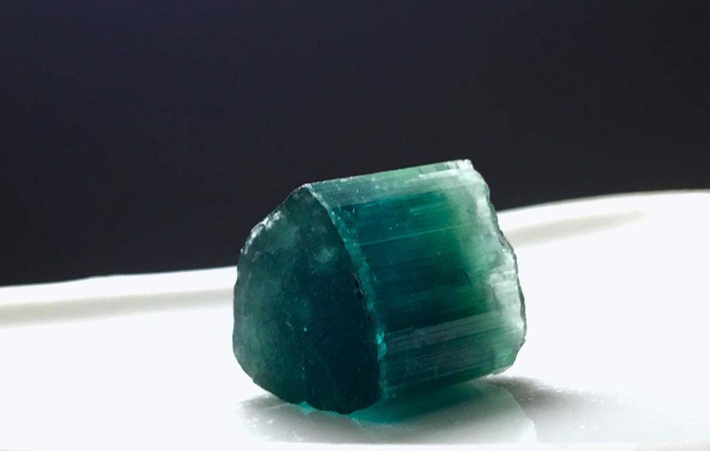 Sea Blue Tourmaline Crystal