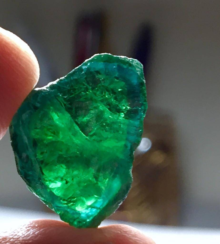 Indigolite Tourmailine slice