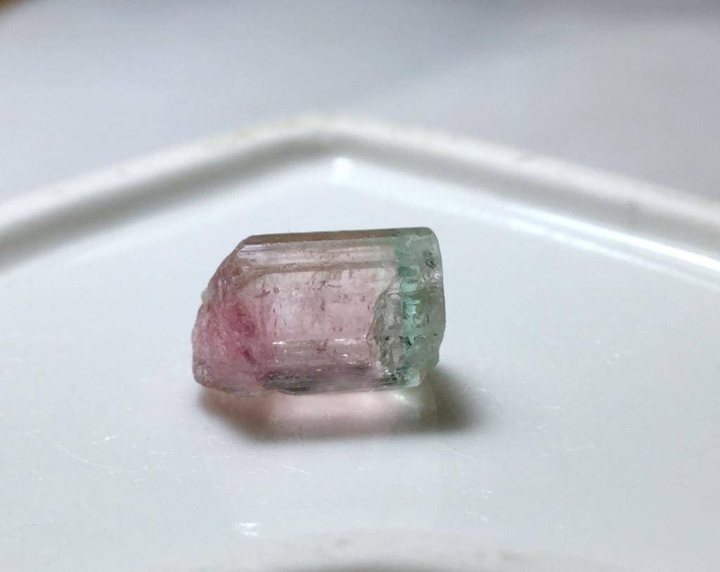 Blue Cap Tourmaline Crystal