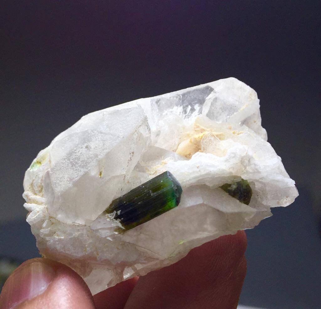 Natural Tourmaline Specimen: Satk Nala Gilgit, 40 Grams