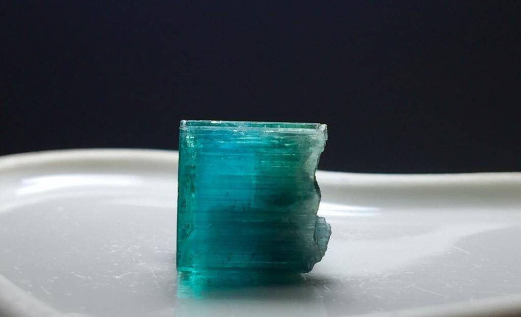 Sea Blue Tourmaline Crystal