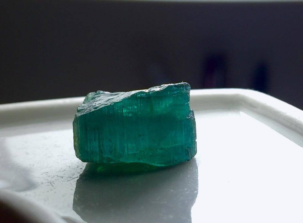 Indigolite Tourmailine slice