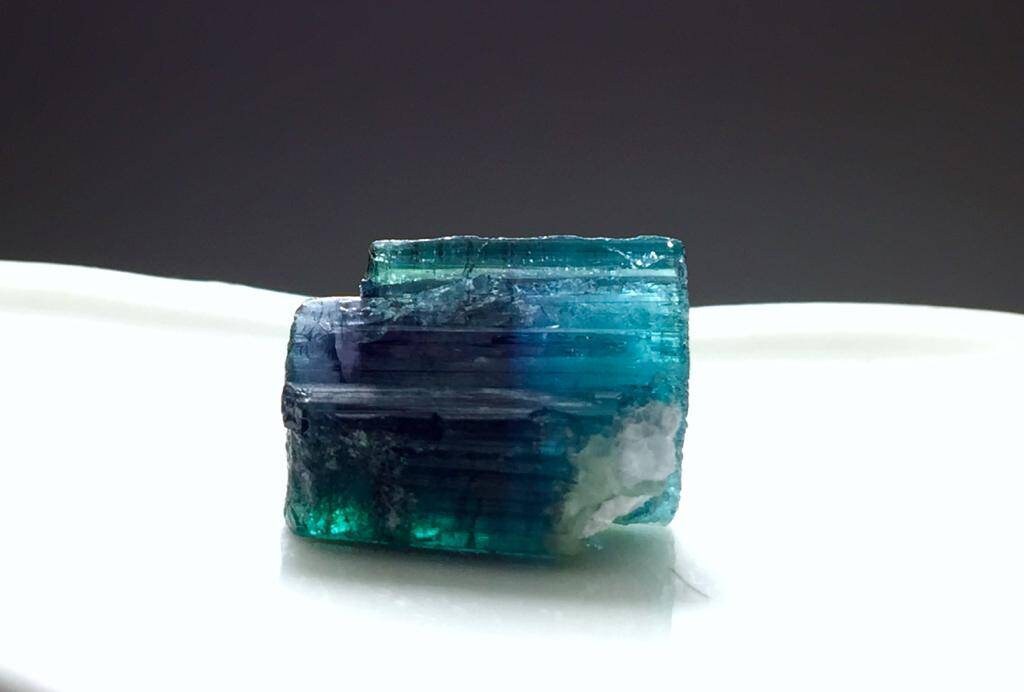 Ink Blue Tourmaline Crystal