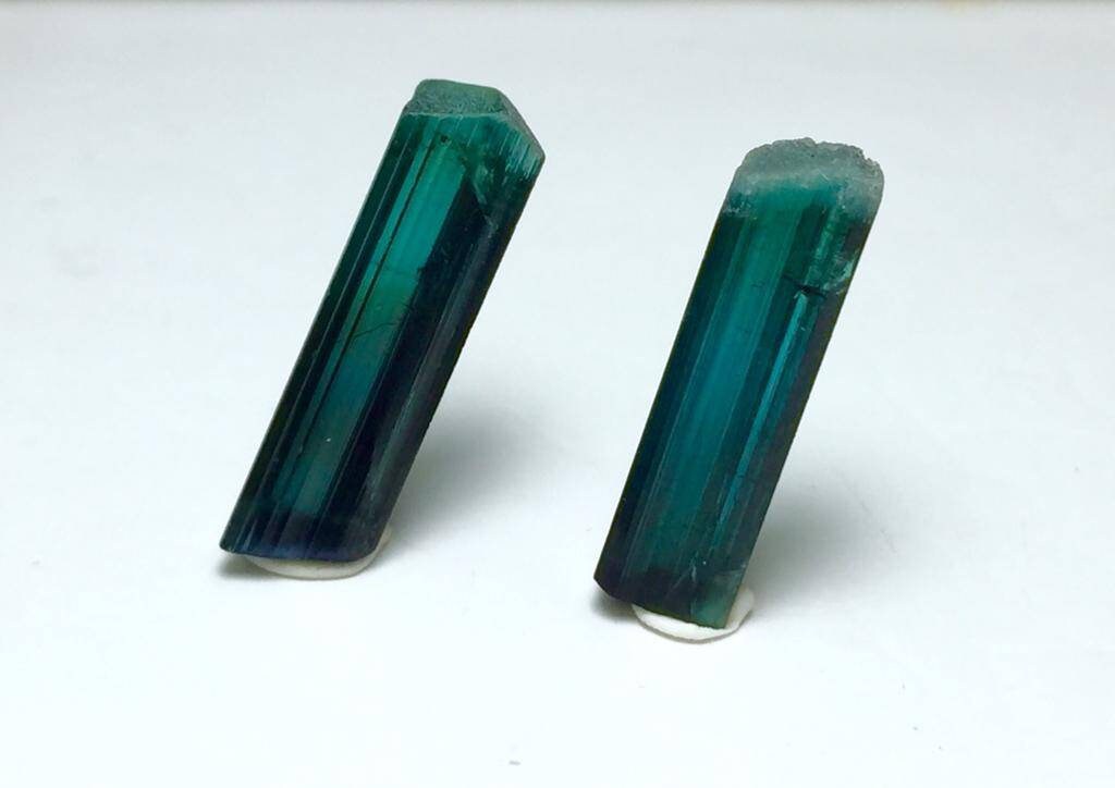 6.4 Carat Blue Tourmaline Crystals