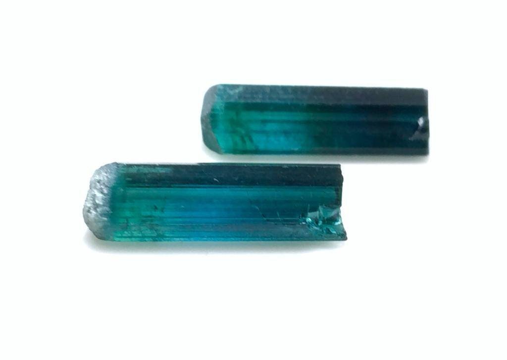 6.4 Carat Blue Tourmaline Crystals