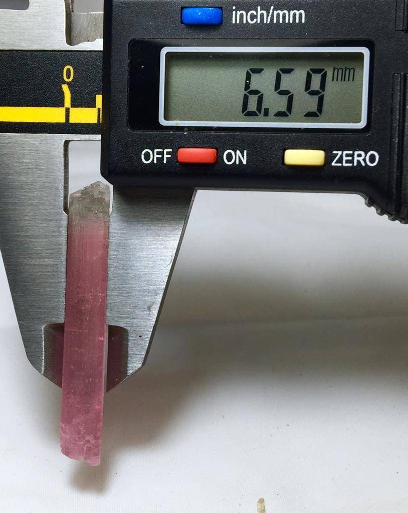 17.2 Carat Bi Colour Tourmaline Crystal