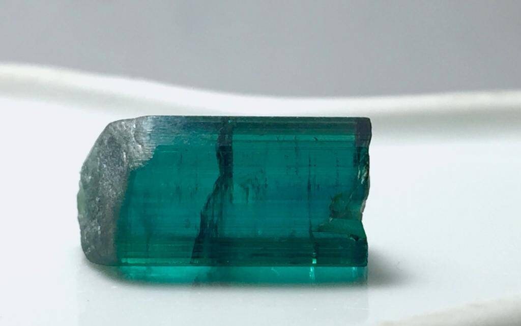 12.7 Carat Natural Indigolite Tourmailine Crystal