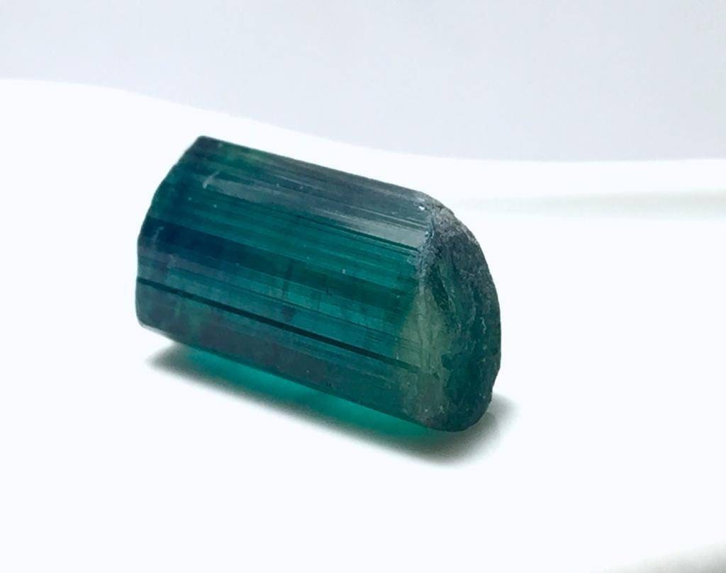 12.7 Carat Natural Indigolite Tourmailine Crystal