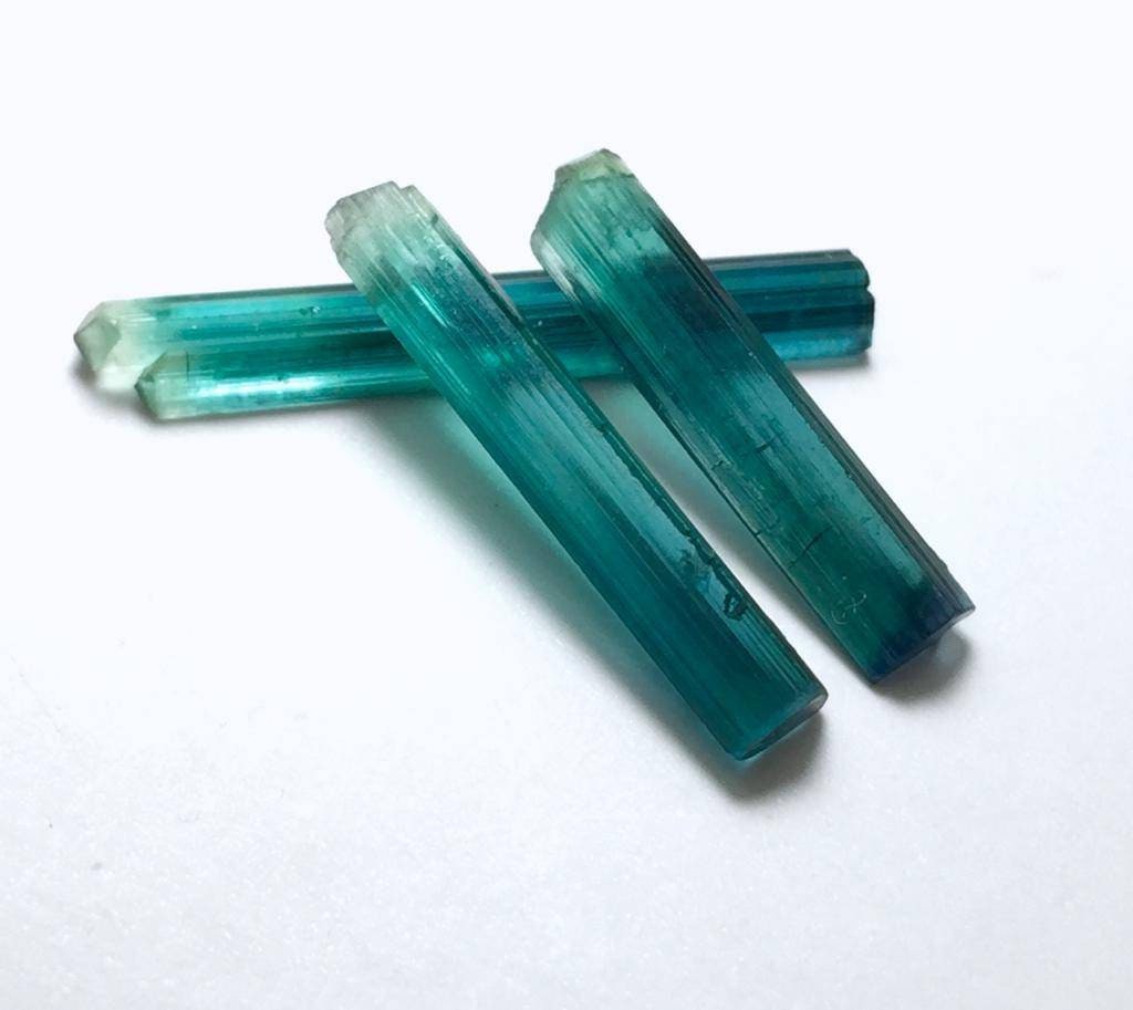 5.8 Carat Bluish Tourmaline Crystals