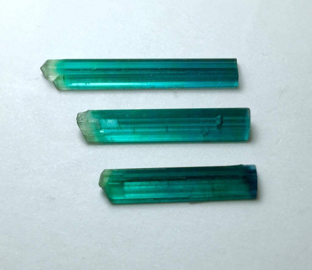 5.8 Carat Bluish Tourmaline Crystals