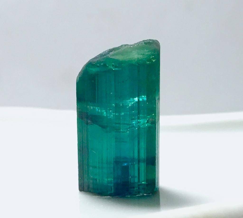12.7 Carat Natural Indigolite Tourmailine Crystal