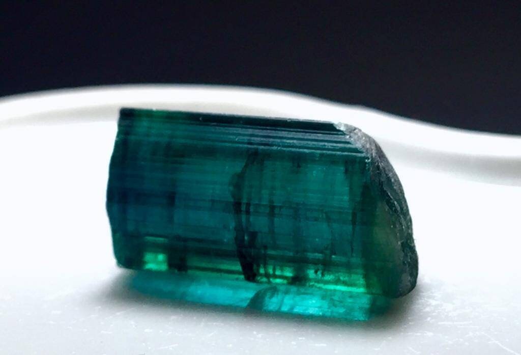 12.7 Carat Natural Indigolite Tourmailine Crystal
