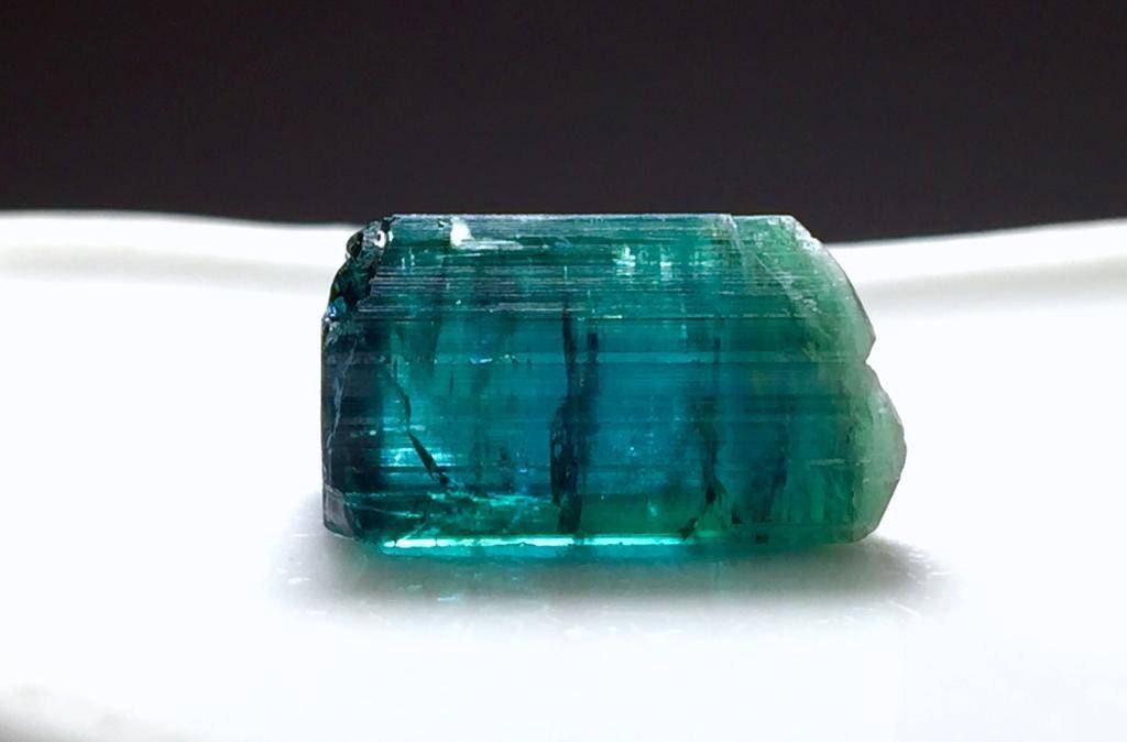 13.7 Carat Blue Tourmaline Crystal