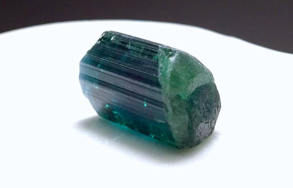 13.7 Carat Blue Tourmaline Crystal