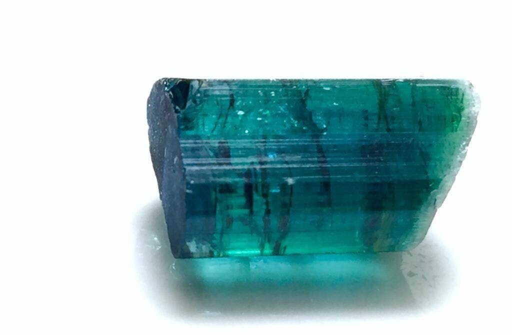 13.7 Carat Blue Tourmaline Crystal