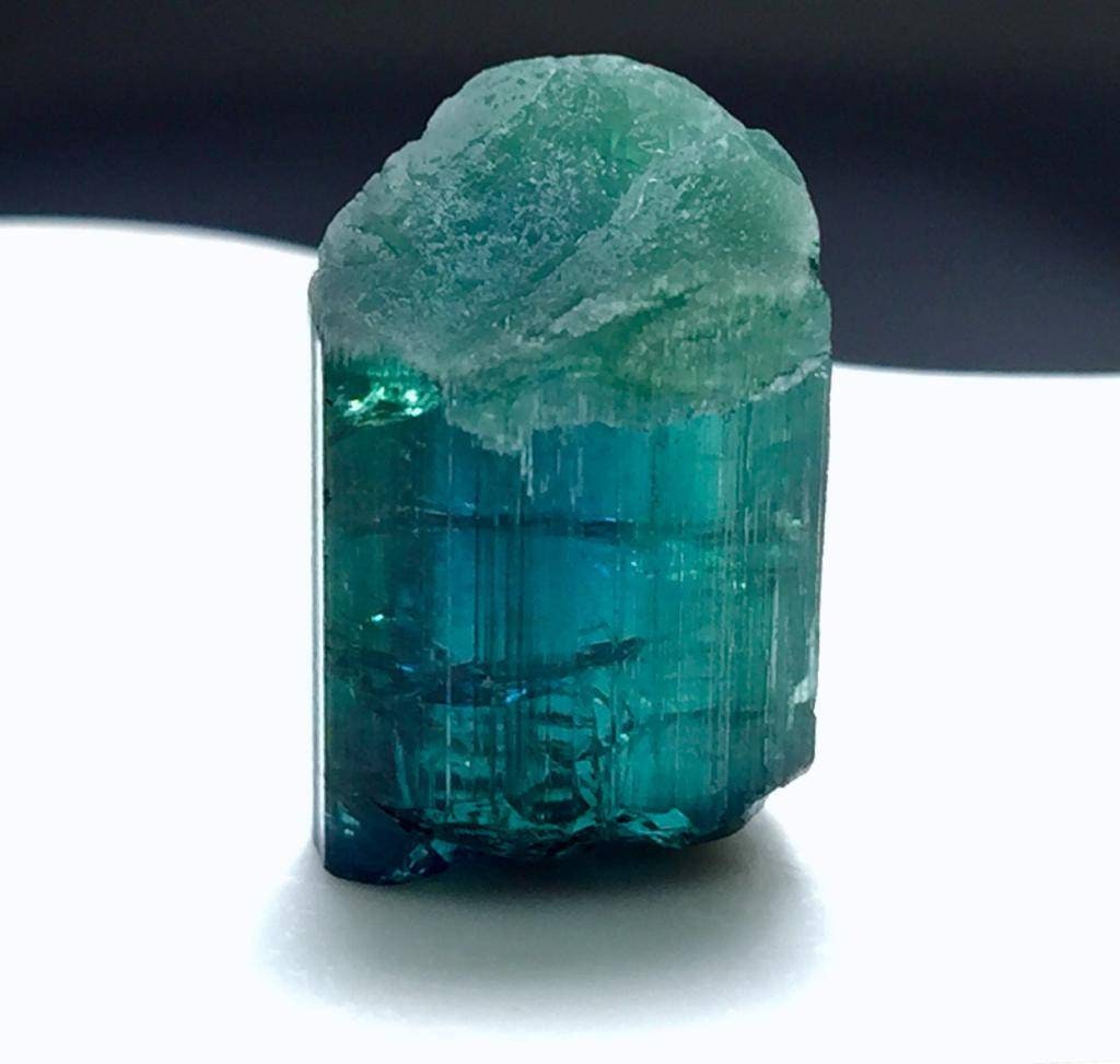 13.7 Carat Blue Tourmaline Crystal