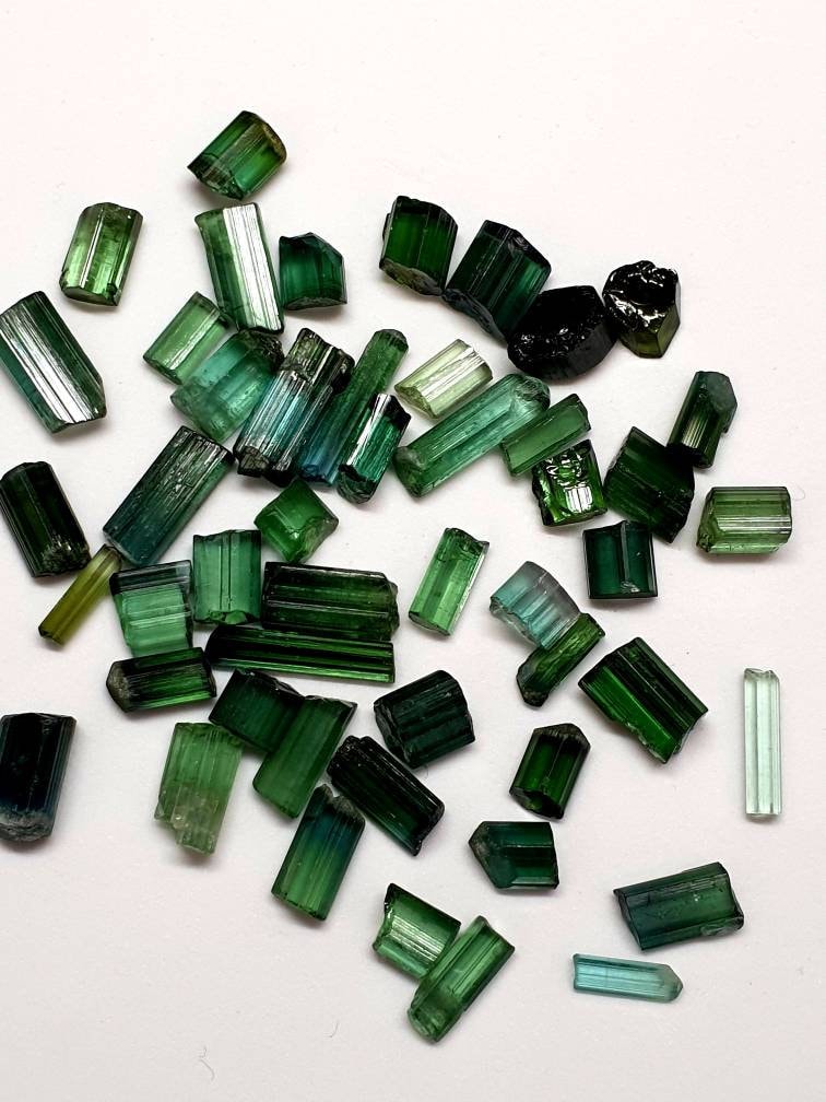 12.50 grams of facet grade Tourmaline mix lot.