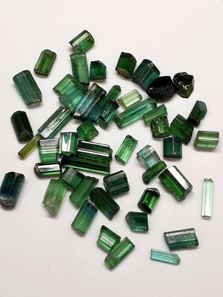 12.50 grams of facet grade Tourmaline mix lot.