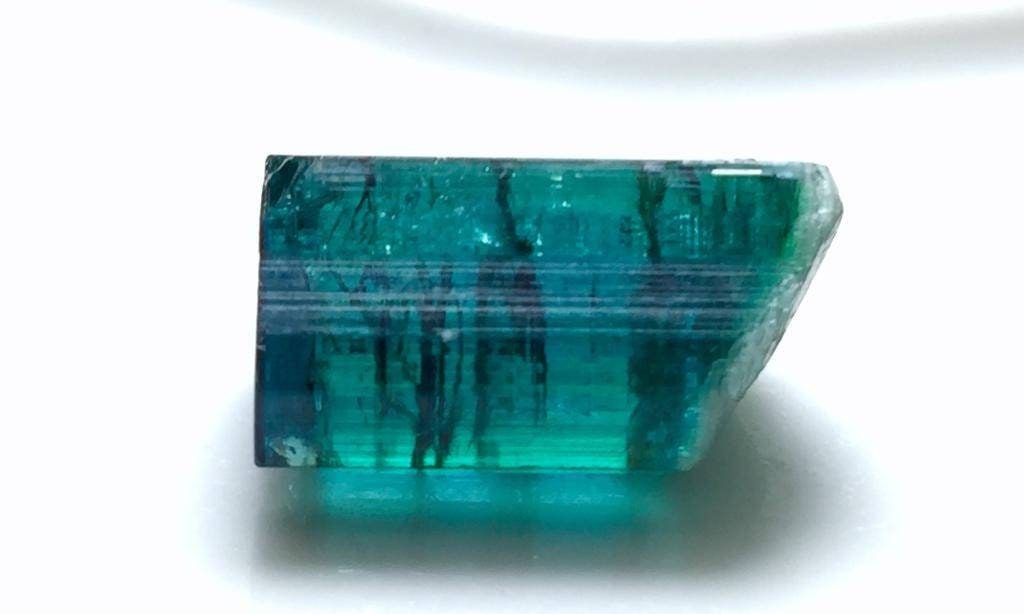 13.7 Carat Blue Tourmaline Crystal