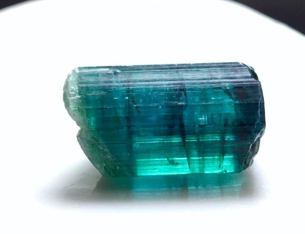 13.7 Carat Blue Tourmaline Crystal