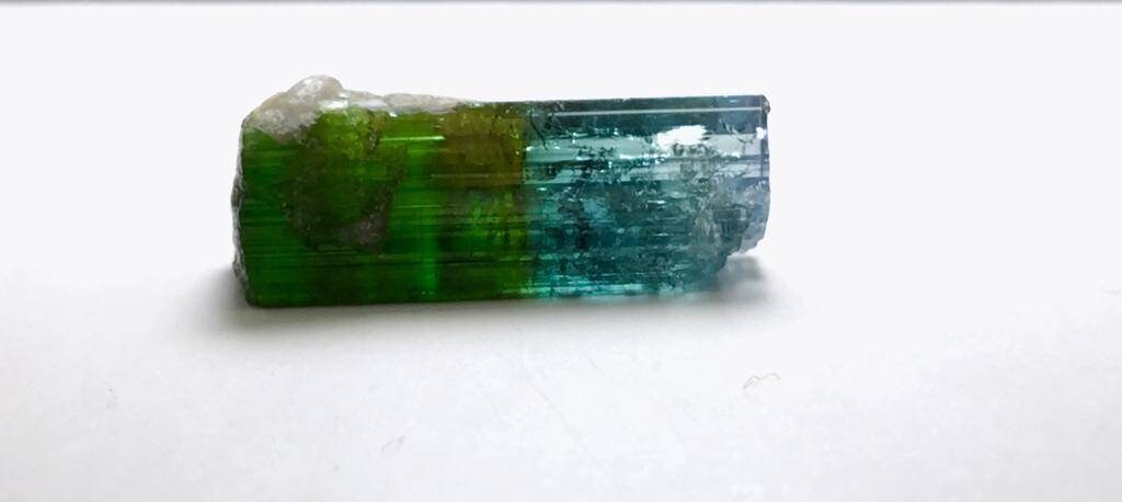 Bi-Color Tourmaline Specimen: Afghanistan Paprok Mine