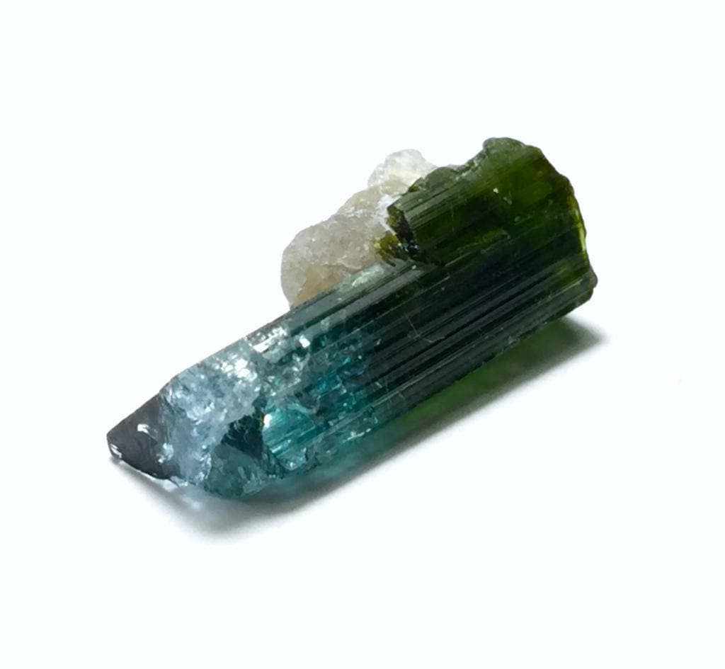 Bi-Color Tourmaline Specimen: Afghanistan Paprok Mine