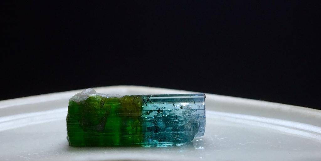 Bi-Color Tourmaline Specimen: Afghanistan Paprok Mine