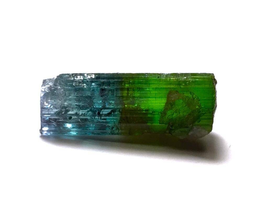 Bi-Color Tourmaline Specimen: Afghanistan Paprok Mine