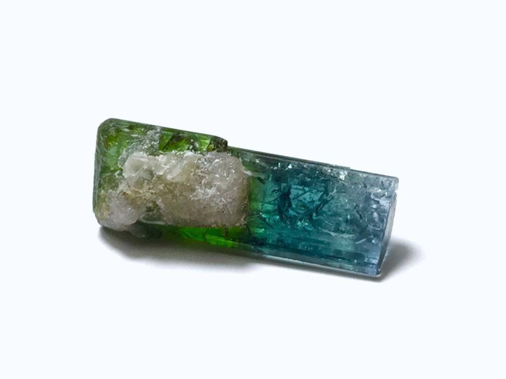 Bi-Color Tourmaline Specimen: Afghanistan Paprok Mine