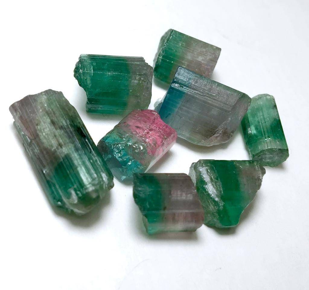 Bi Colour Tourmaline Crystals