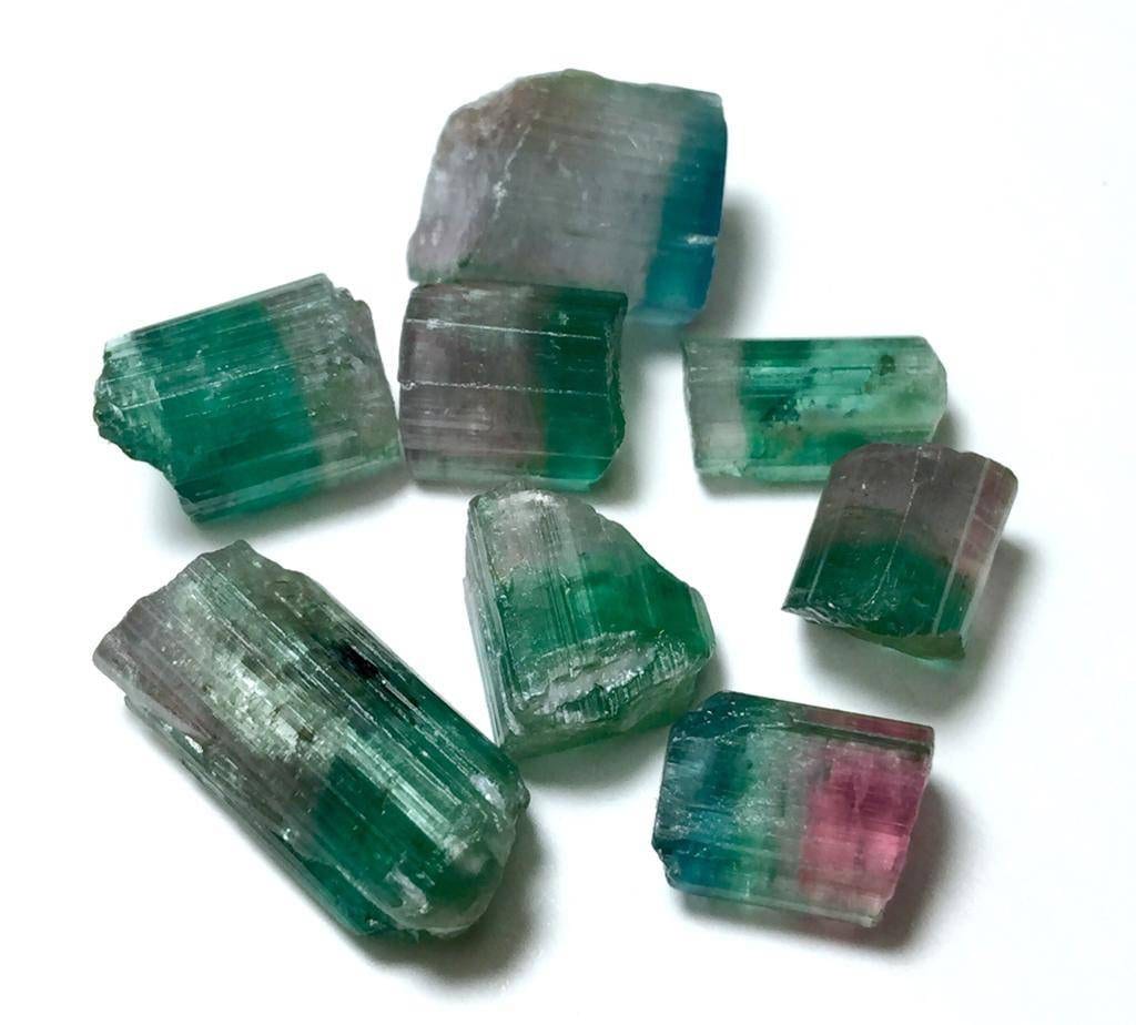 Bi Colour Tourmaline Crystals