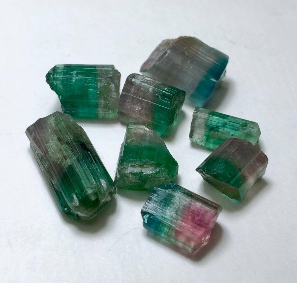 Bi Colour Tourmaline Crystals