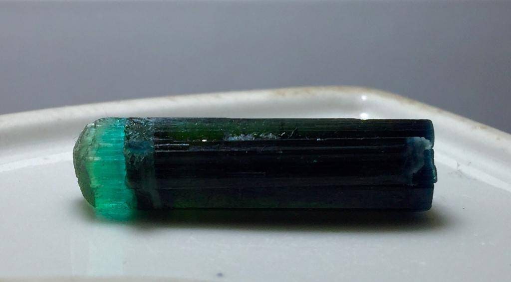Bi Colour Tourmaline Crystal