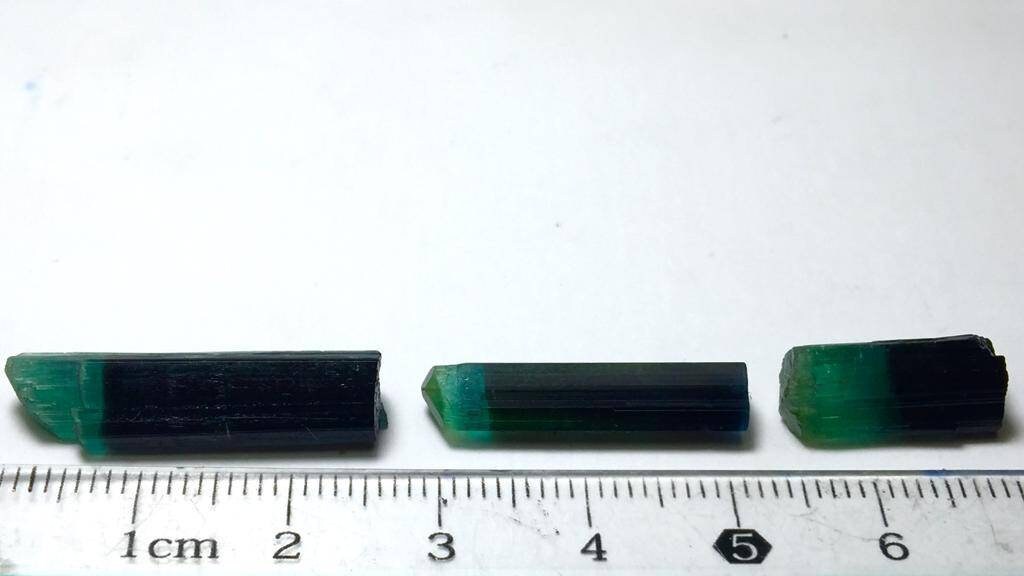 Bi Colour Tourmaline Crystals