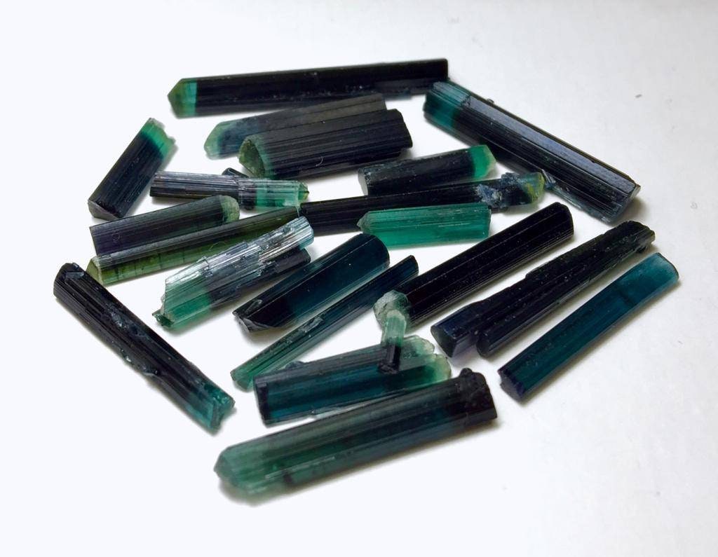 Bi Colour Tourmaline Crystals