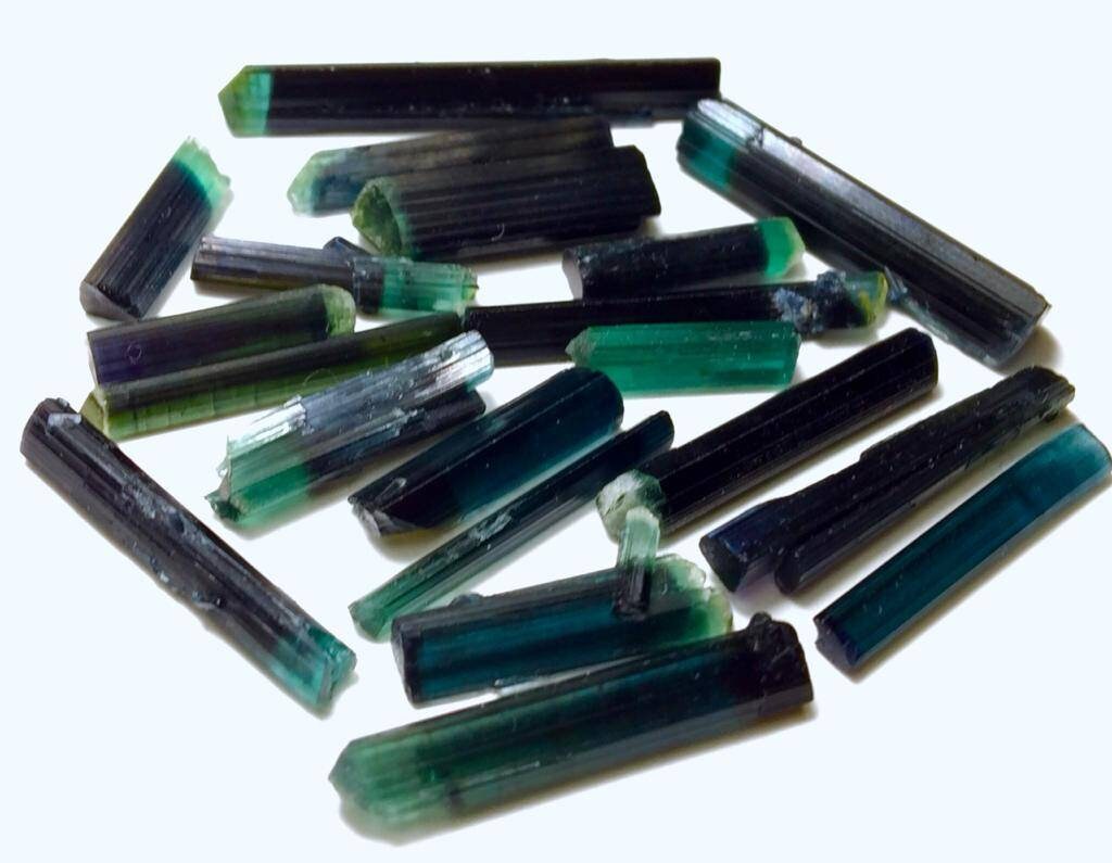 Bi Colour Tourmaline Crystals