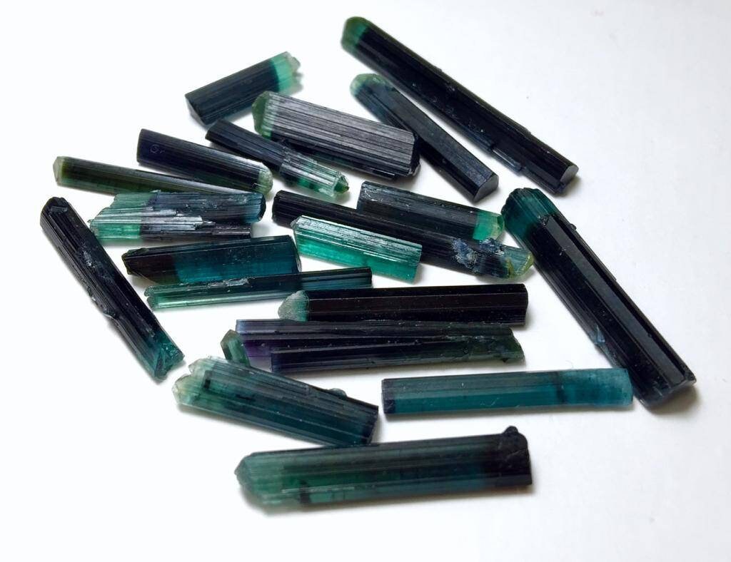 Bi Colour Tourmaline Crystals