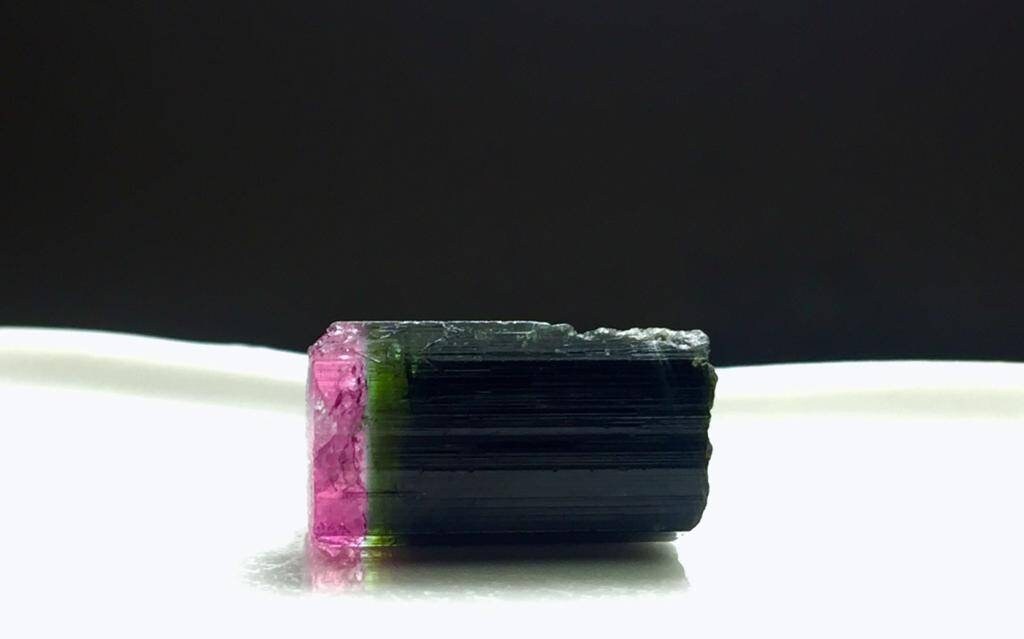 Bi Colour Tourmaline Crystal
